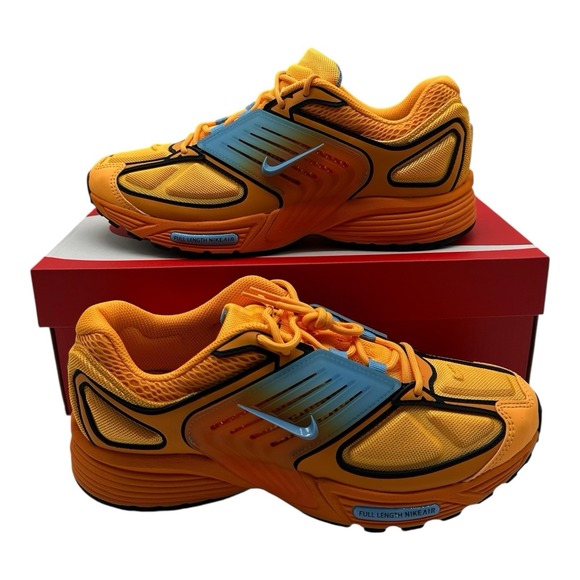 Nike Air Pegasus Wave Shoes Mens 8 Womens 9.5 Sundial Orange Blue Sneakers‎